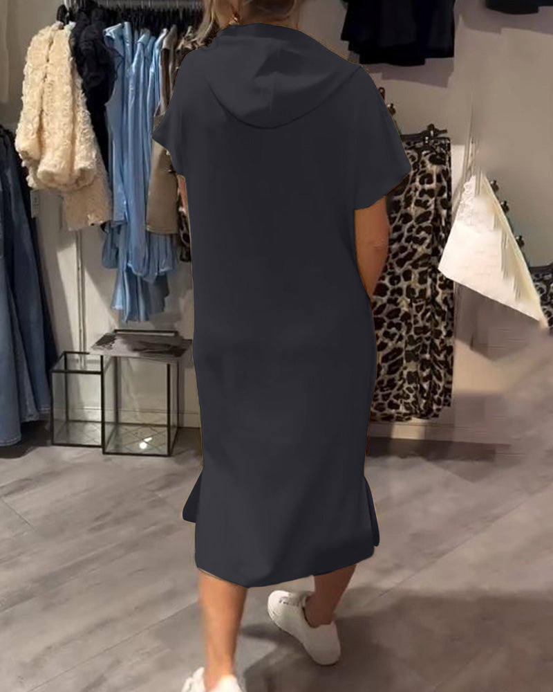 Saskia™ | Lässiges Hoodie-Kleid
