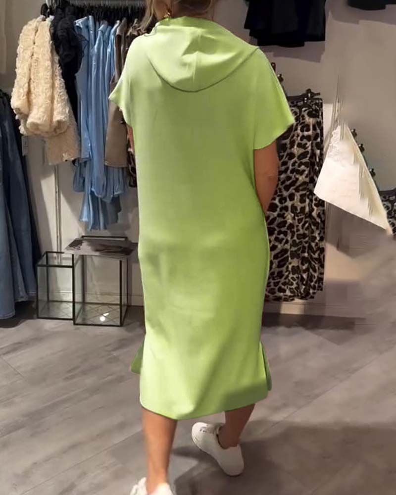 Saskia™ | Lässiges Hoodie-Kleid