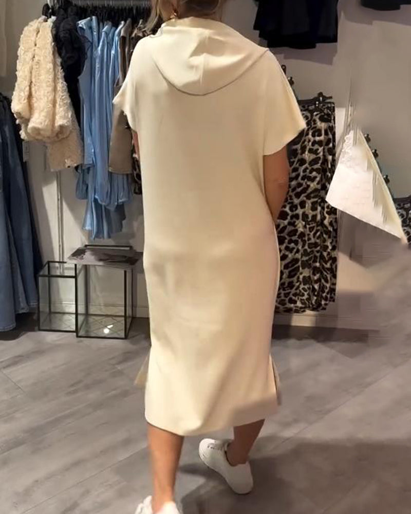 Saskia™ | Lässiges Hoodie-Kleid