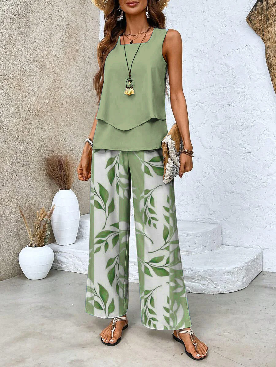 Zweiteiliges Set mit Top und passender Hose