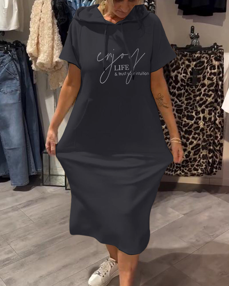 Saskia™ | Lässiges Hoodie-Kleid