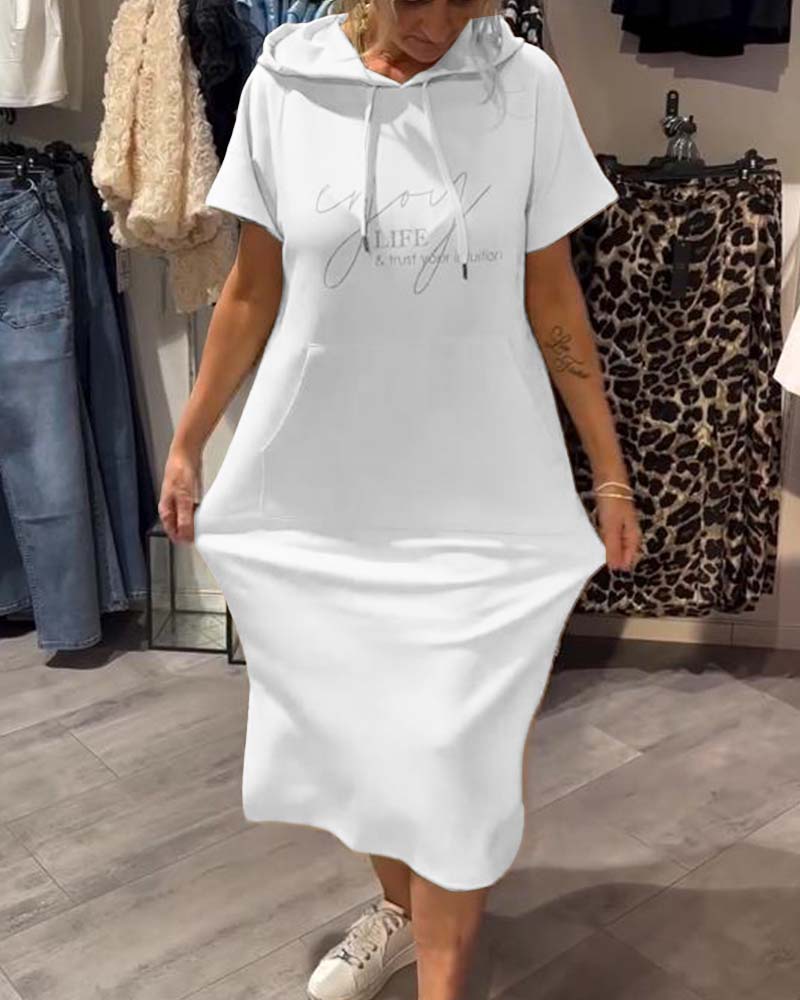 Saskia™ | Lässiges Hoodie-Kleid