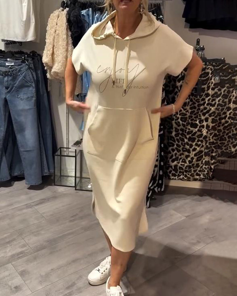 Saskia™ | Lässiges Hoodie-Kleid