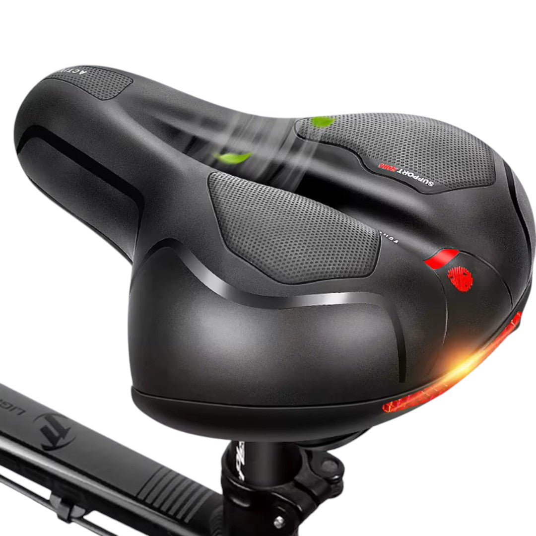 Fahrradsattel Pro - Mit Stoßdämpfung und Reflektor