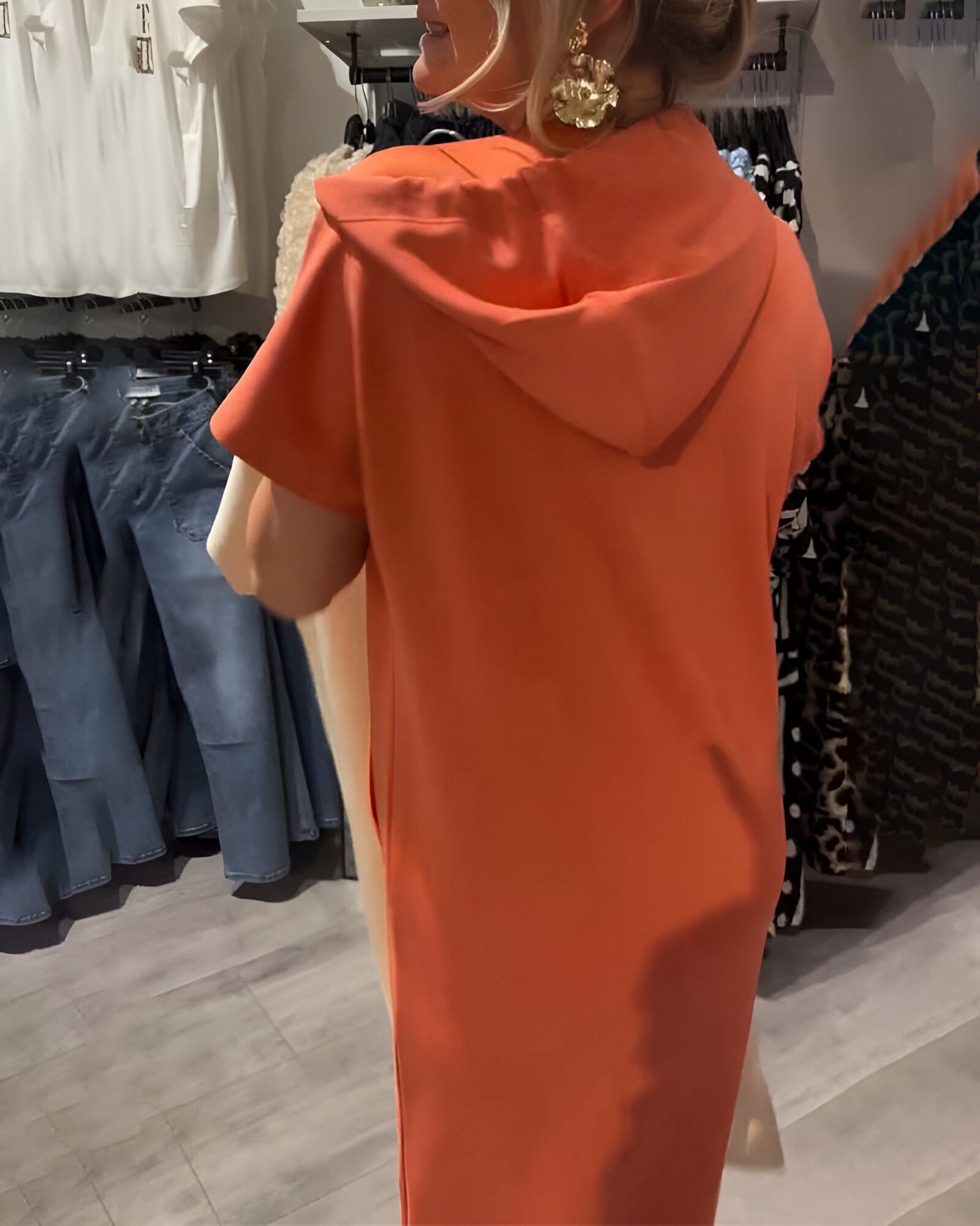 Saskia™ | Lässiges Hoodie-Kleid