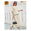 Aroha |  Zweiteiliges koreanisches Outfit aus leichtem, dehnbarem und weichem Material