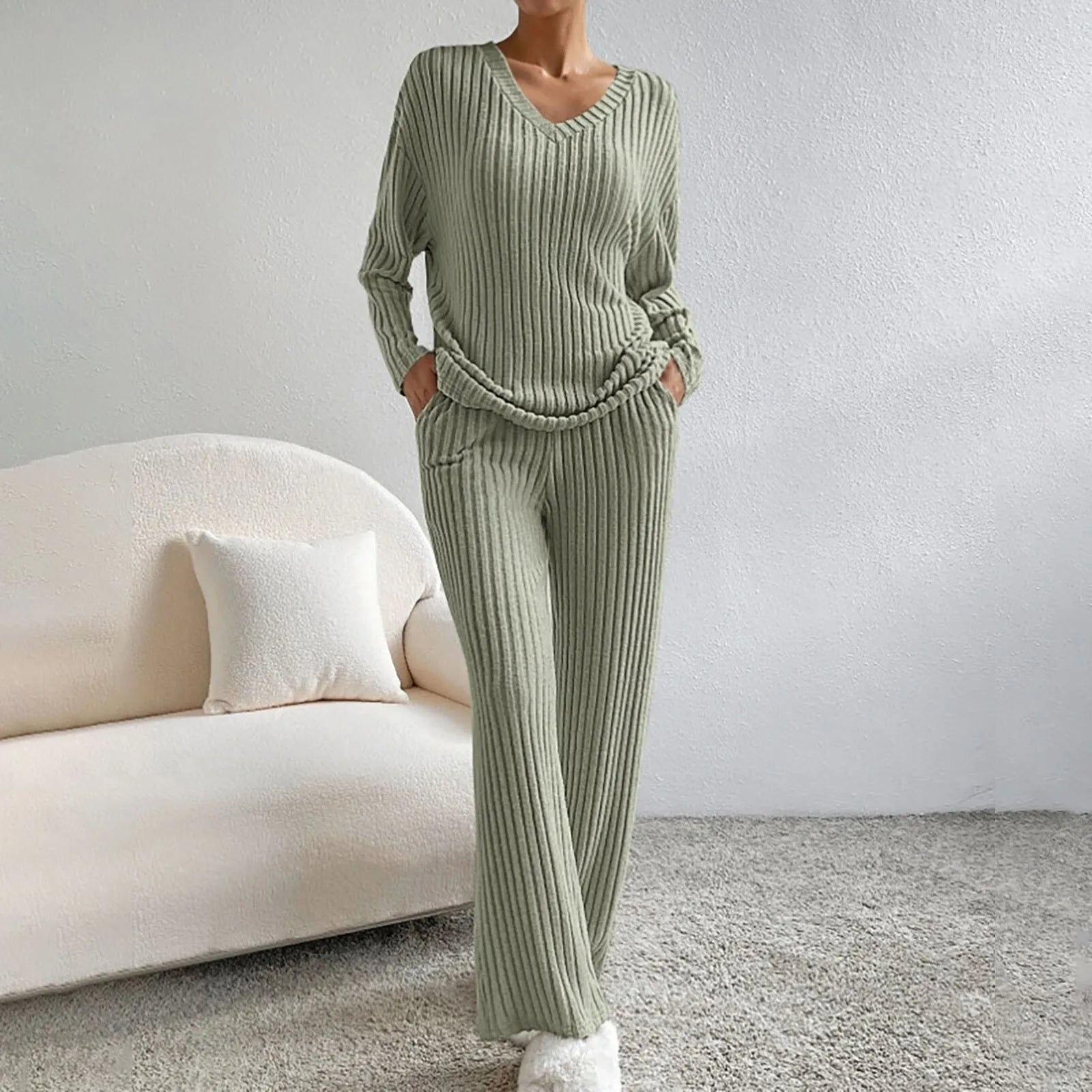 Amara™ | Elegantes zweiteiliges Strickset für Damen