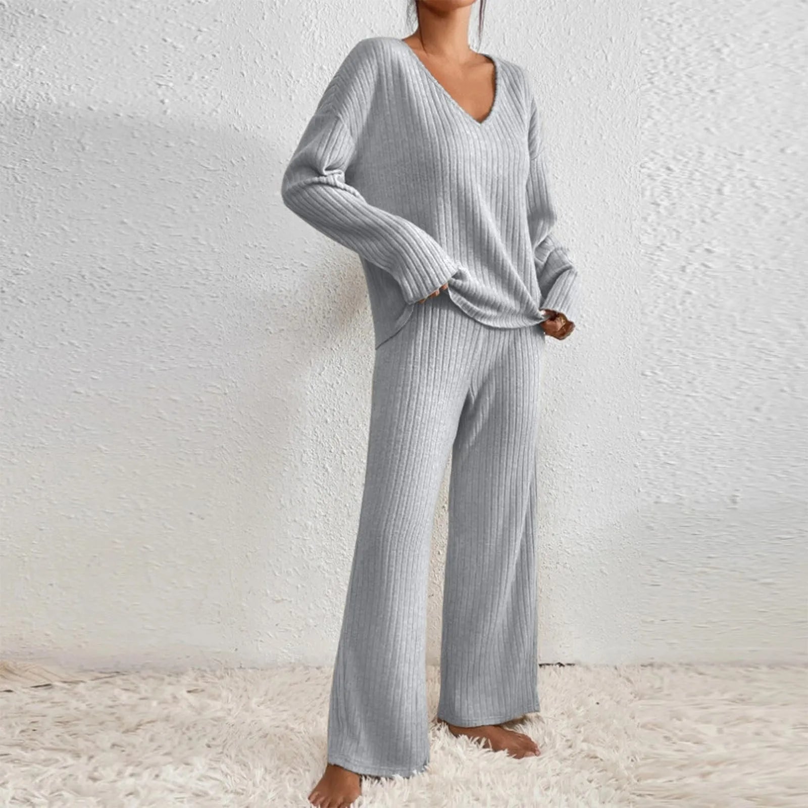 Amara™ | Elegantes zweiteiliges Strickset für Damen