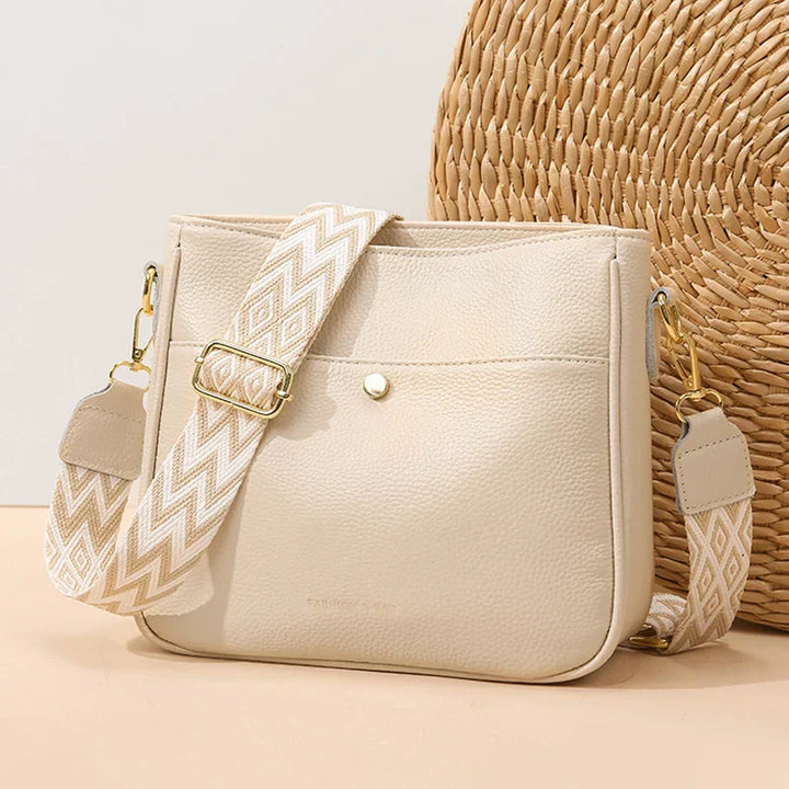 Juliet | Finsydd Läder Axelväska