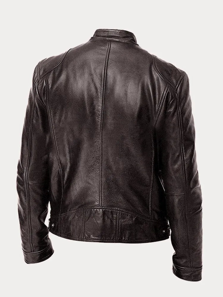 Tobias™ – Lässige Lederjacke: Zeitloser Stil und Komfort