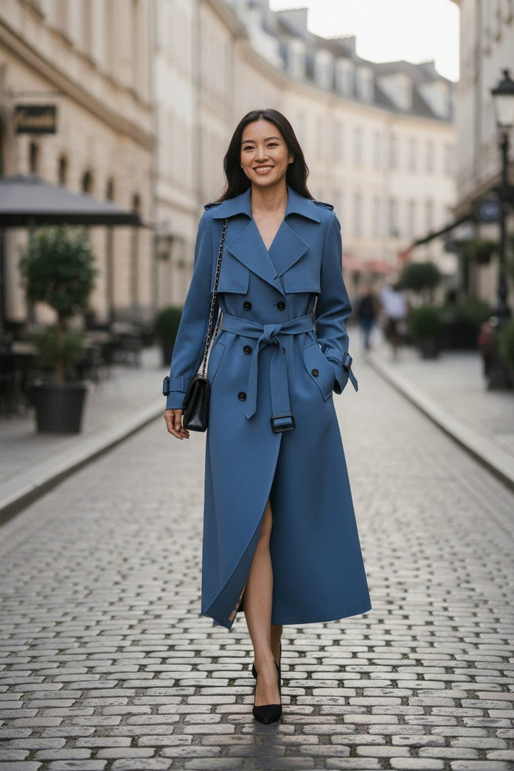 Saara™ | Elegant kappa med midjebälte