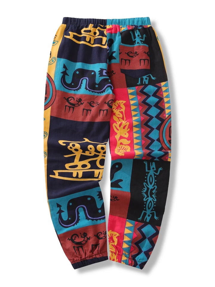 Zahara™ - Boho Tribal Print Bekväma Byxor