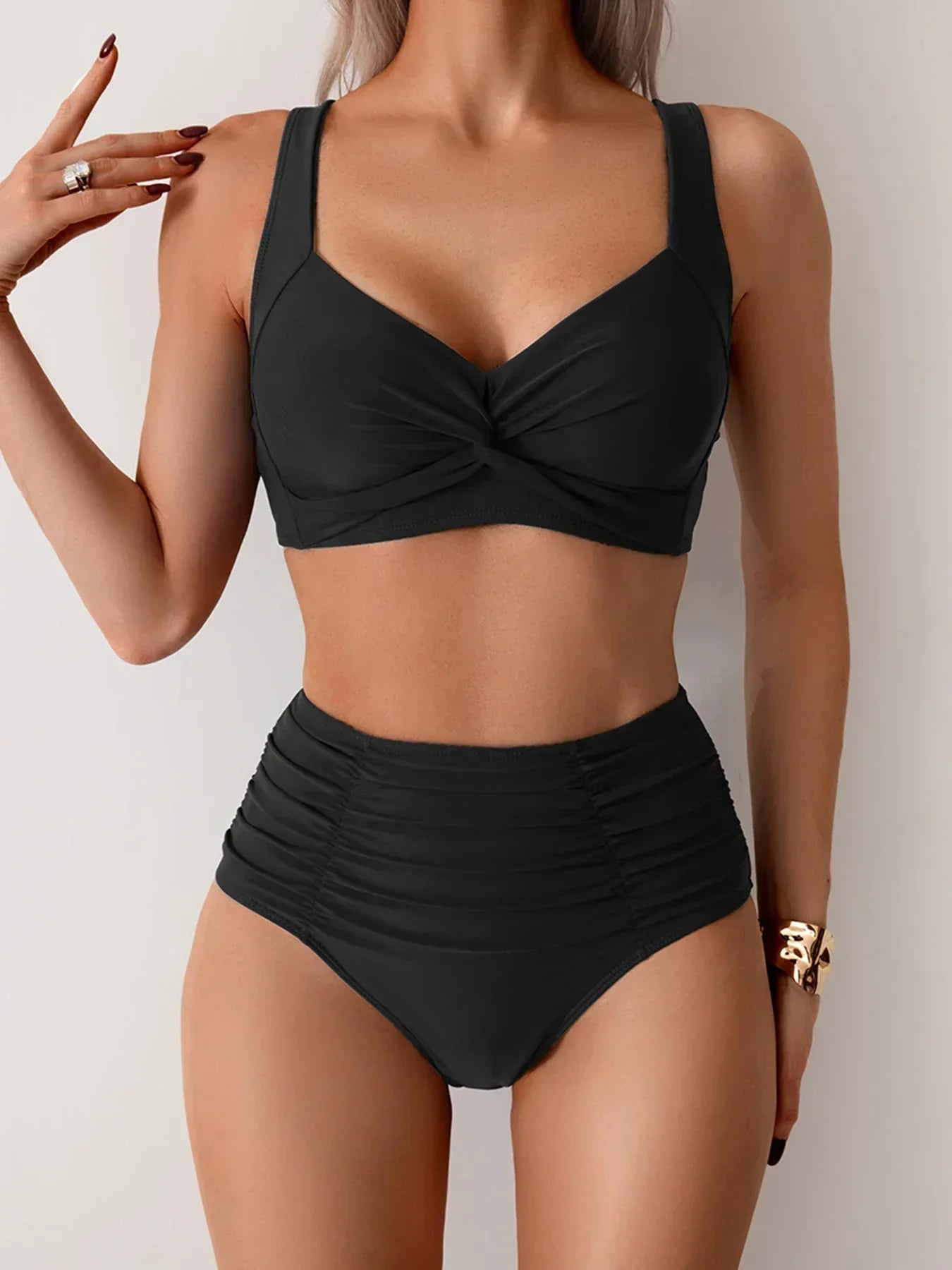 Nolwenn | Bandeau-Bikini mit Volants