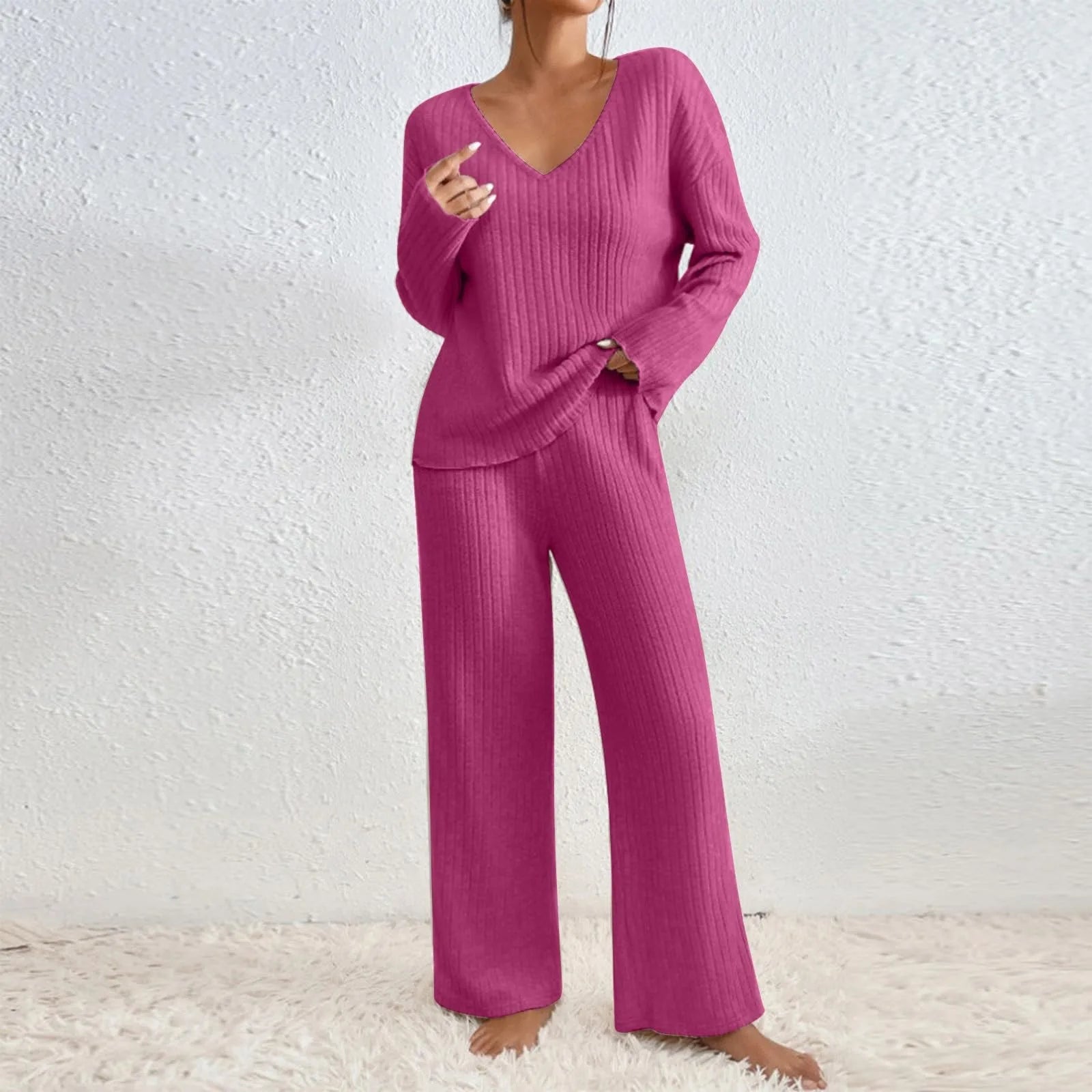 Amara™ | Elegantes zweiteiliges Strickset für Damen
