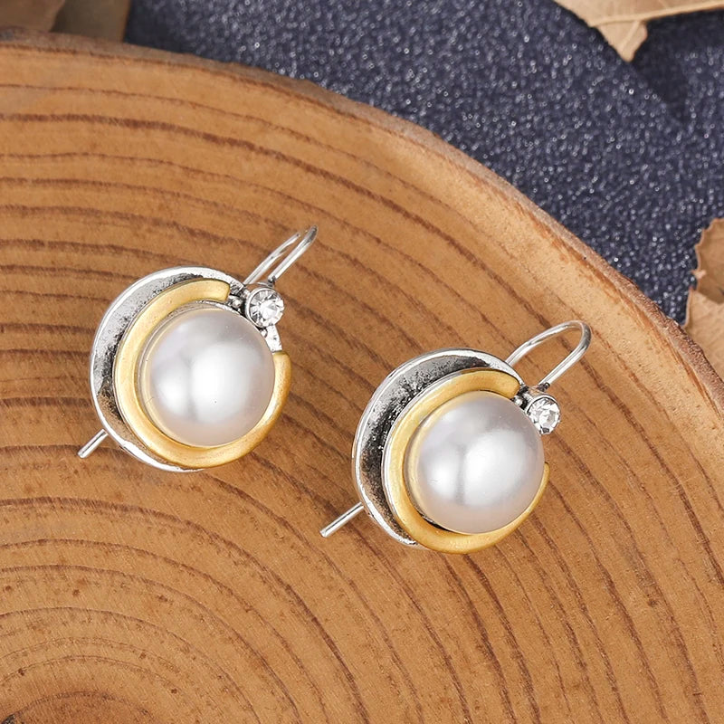 Alba™ | Ohrringe aus Stahl mit Perle