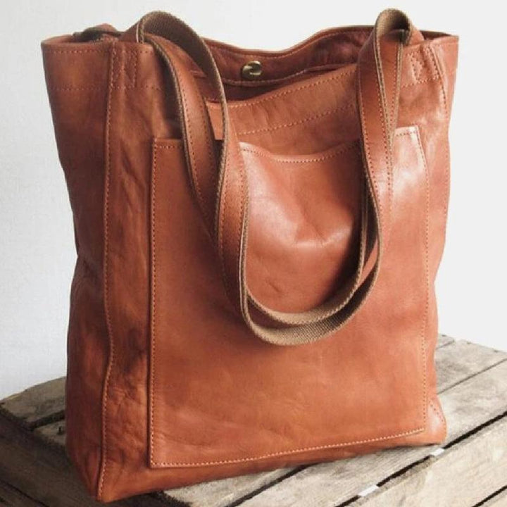 Ella™ - Klassisk Läder Tote