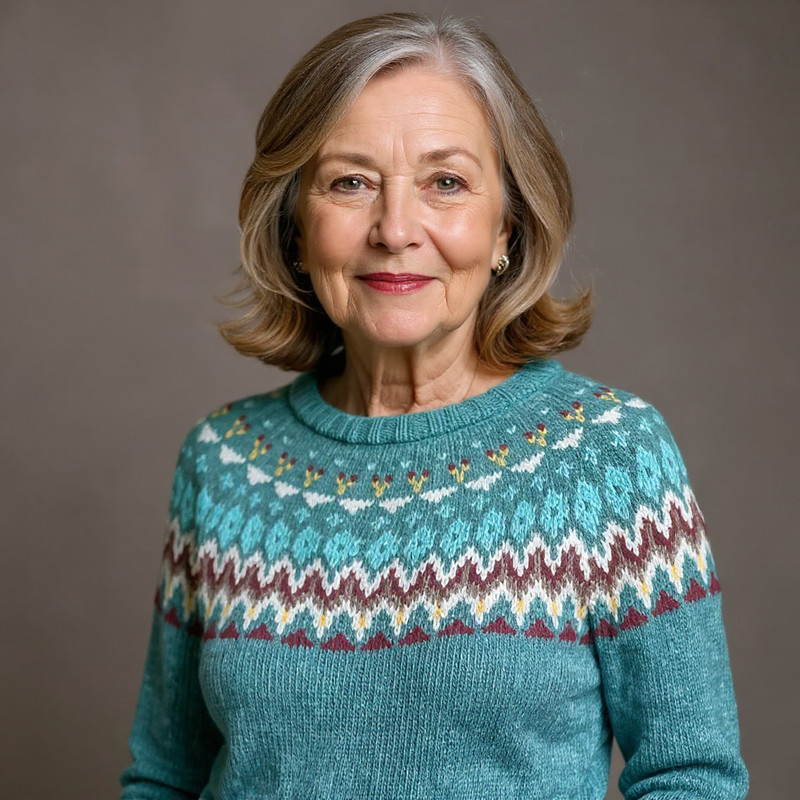 Anne™ - Klassisk isländsk ulltröja