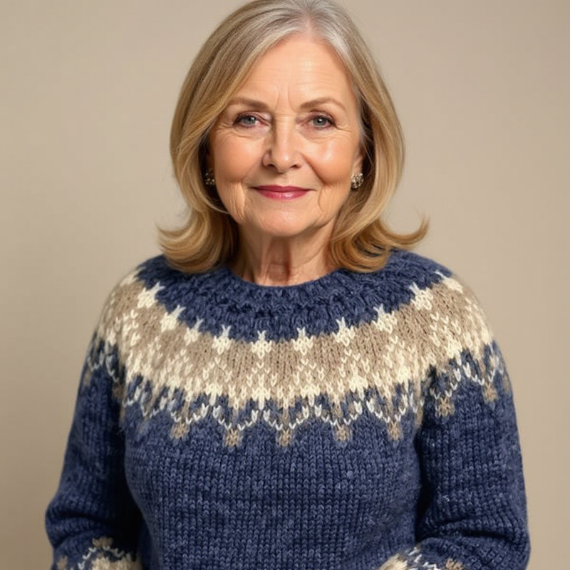 Maarit™ - Klassisk isländsk ulltröja