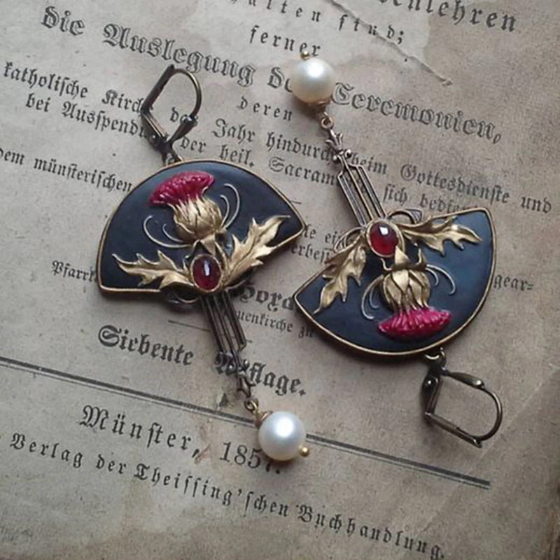 Élisa™ | Bohemian-Ohrringe mit Perle