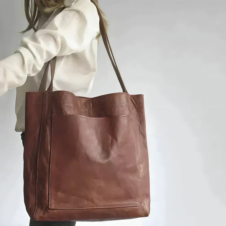 Ella™ - Klassisk Läder Tote