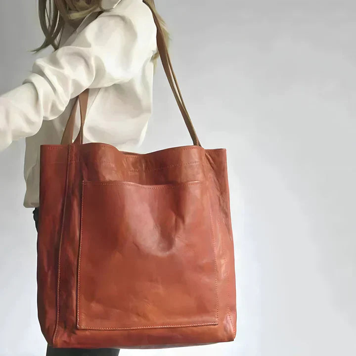 Ella™ - Klassisk Läder Tote