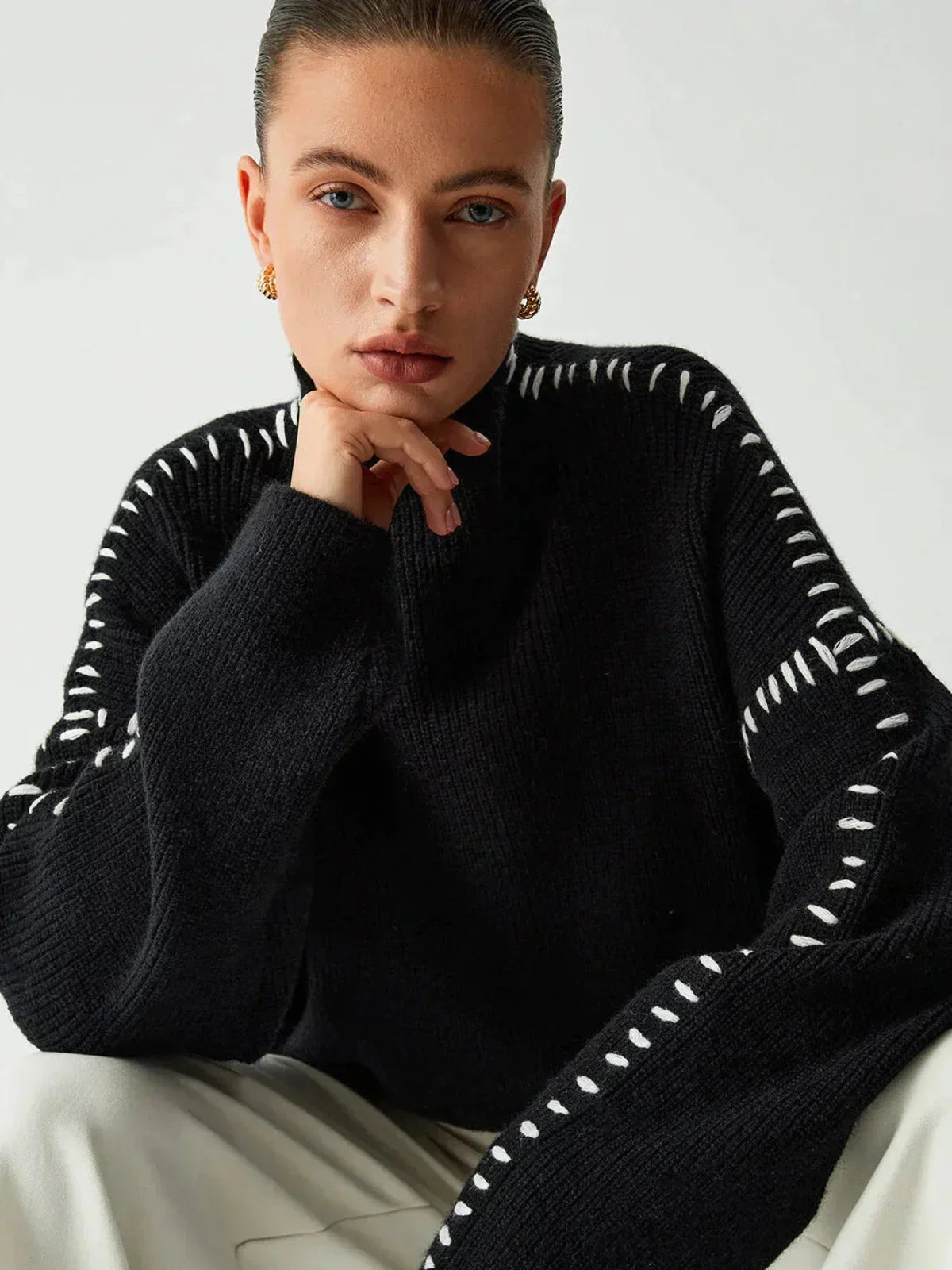 Harper™ | Oversized Wool Sweater