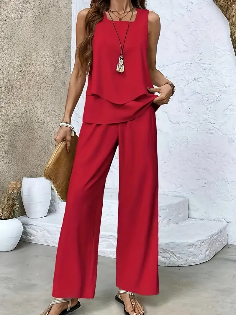 Zélie | Zweiteiliges Ensemble, fließend und elegant