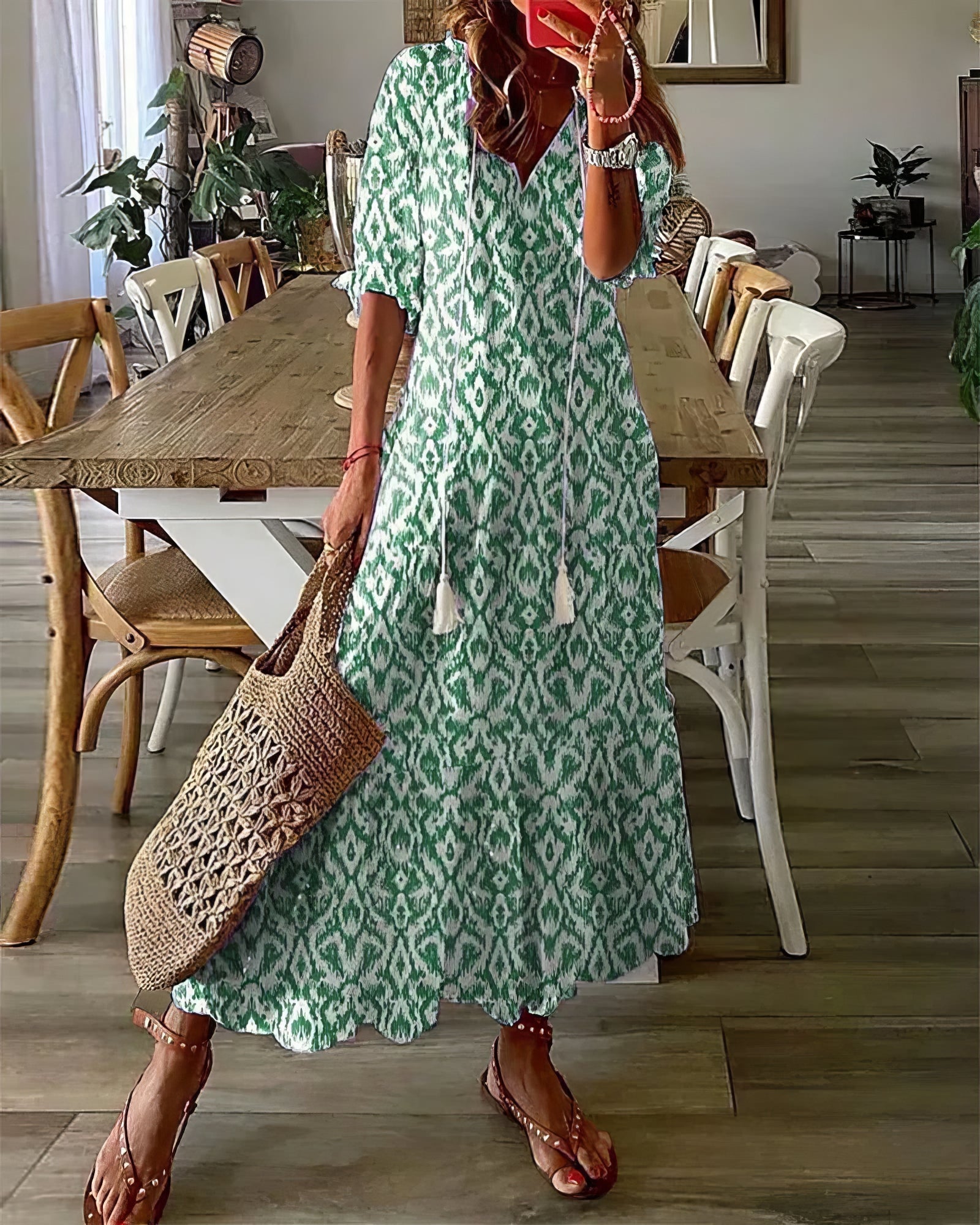Diana™ – Boho-Kleid mit Bauchbedeckung