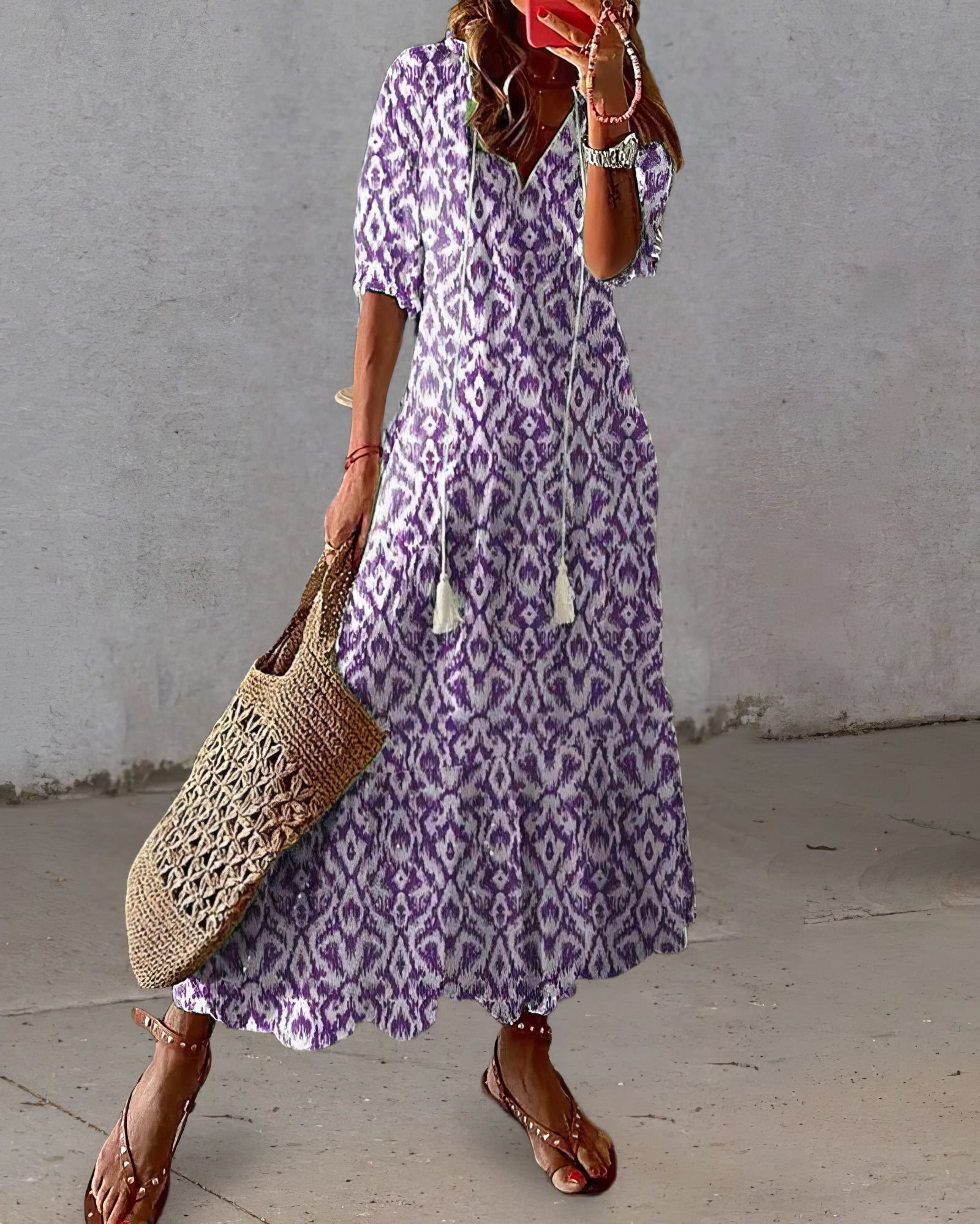 Diana™ – Boho-Kleid mit Bauchbedeckung