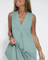 Elegantes langes Kleid + passender Cardigan GRATIS